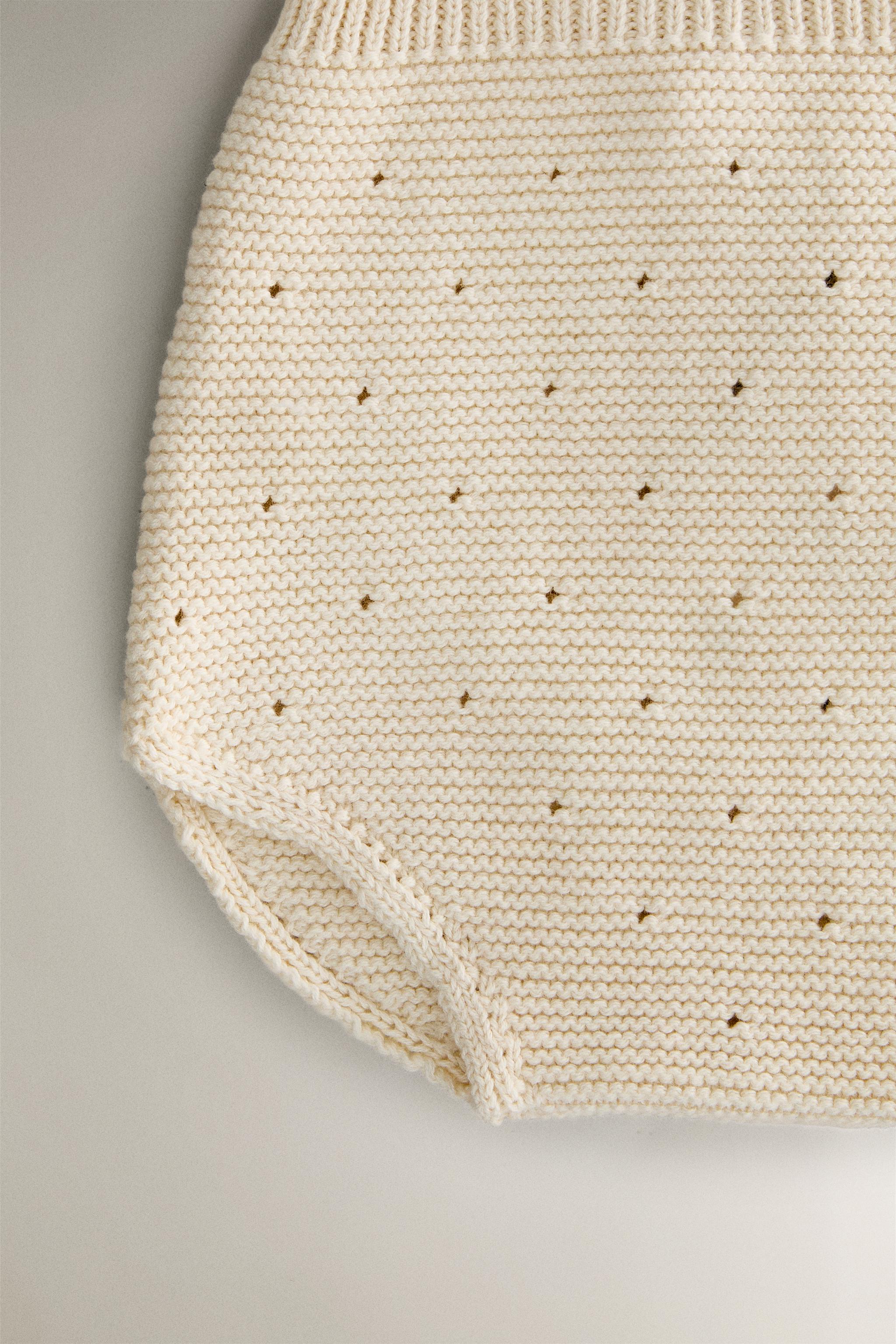 SALOPETTE BÉBÉ TRICOT